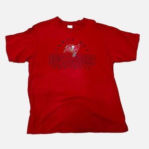 Fanatics Tampa Bay Buccaneers Red T Shirt Size XL
